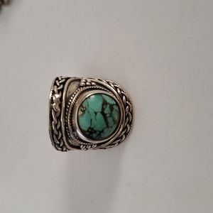 Sterling silver turquoise ring